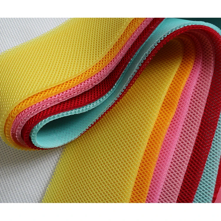 READY SHIP 3D Air Spacer Sandwich  Solid Color Plain Style Shoes Chair Backpack Garment 3 mm Mesh Fabric