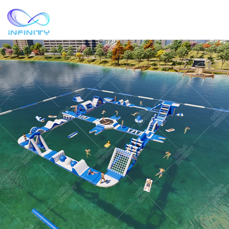 Summer Inflatable Sea Water Park Inflatable Obstacle Plays Inflatable Water Park For Children