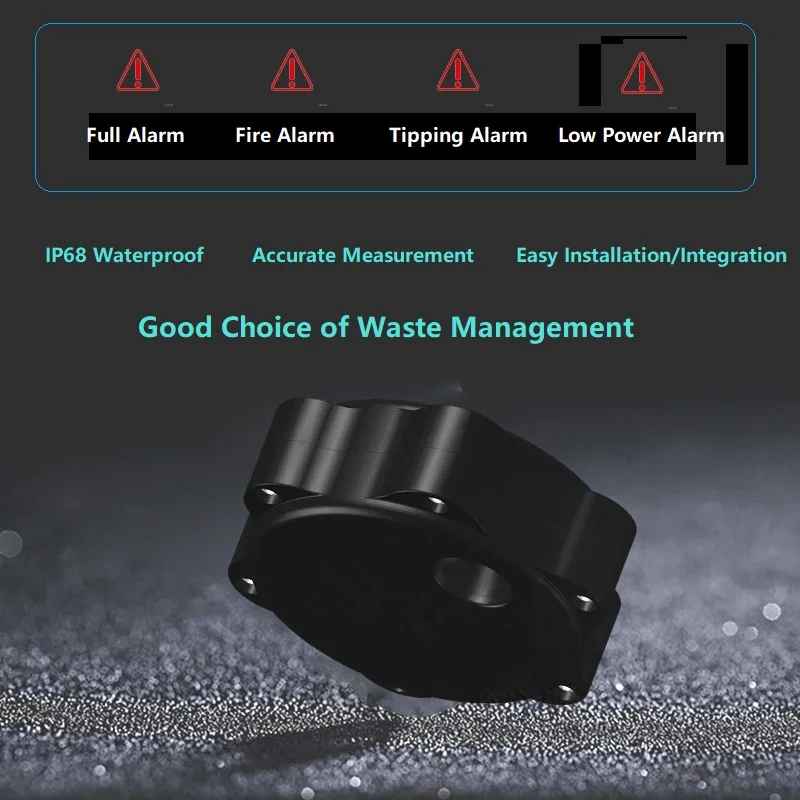 DF702 DF703 Беспроводной ультразвуковой датчик заполнения отходов 2 метра с модулем GPRS 4G NB-IoT