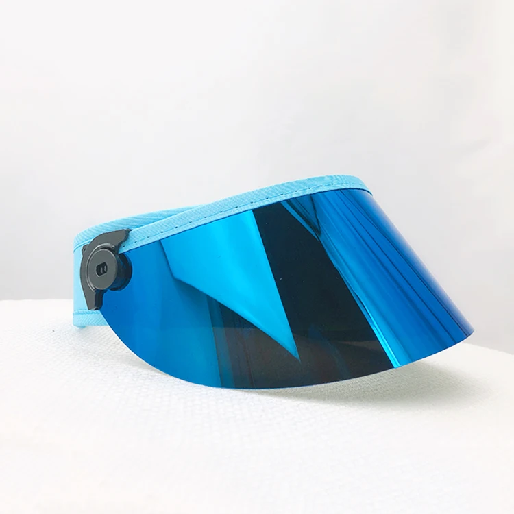 Custom embroidery printed logo sun visor hat men women ww2 German Visor sports uv protection pc pvc uv sun hat