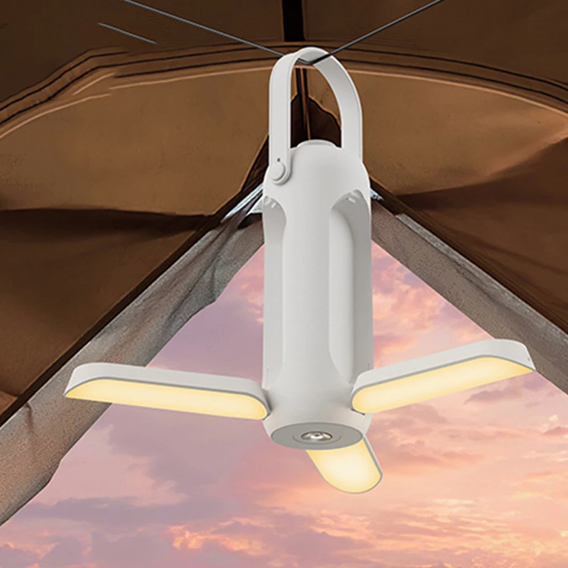 CYKE 10000mah Wireless Folding Desktop Night Light Camping Light Portable Rechargeable  Outdoor Camping Strip Light DQ311