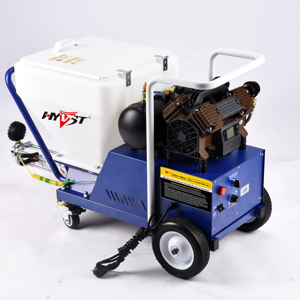 Texture Sprayer T7X with 250L Air Compressor Long Screw Pump airless paint sprayer include sprayer gun