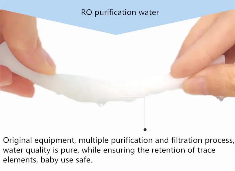 OEM China Manufacturer Baby Wipe Cotton Wet Wipes New Water Dispenser Biodegradable Baby Pamper Wipes