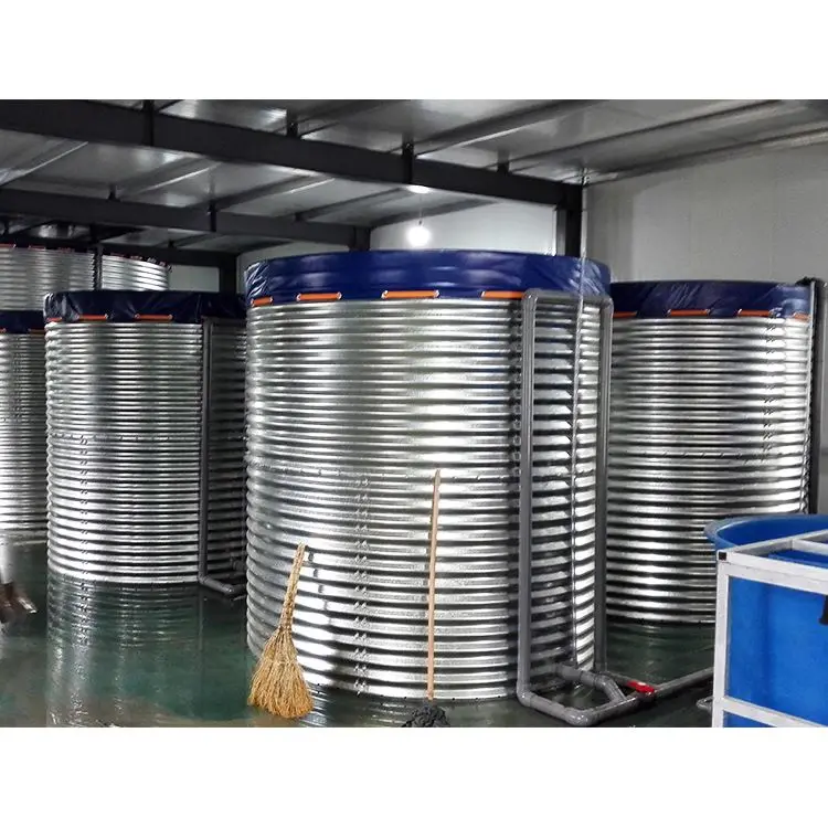 Easy to Transport Cylindrical Water Tank Aquaculture Fish Tanks for Farming