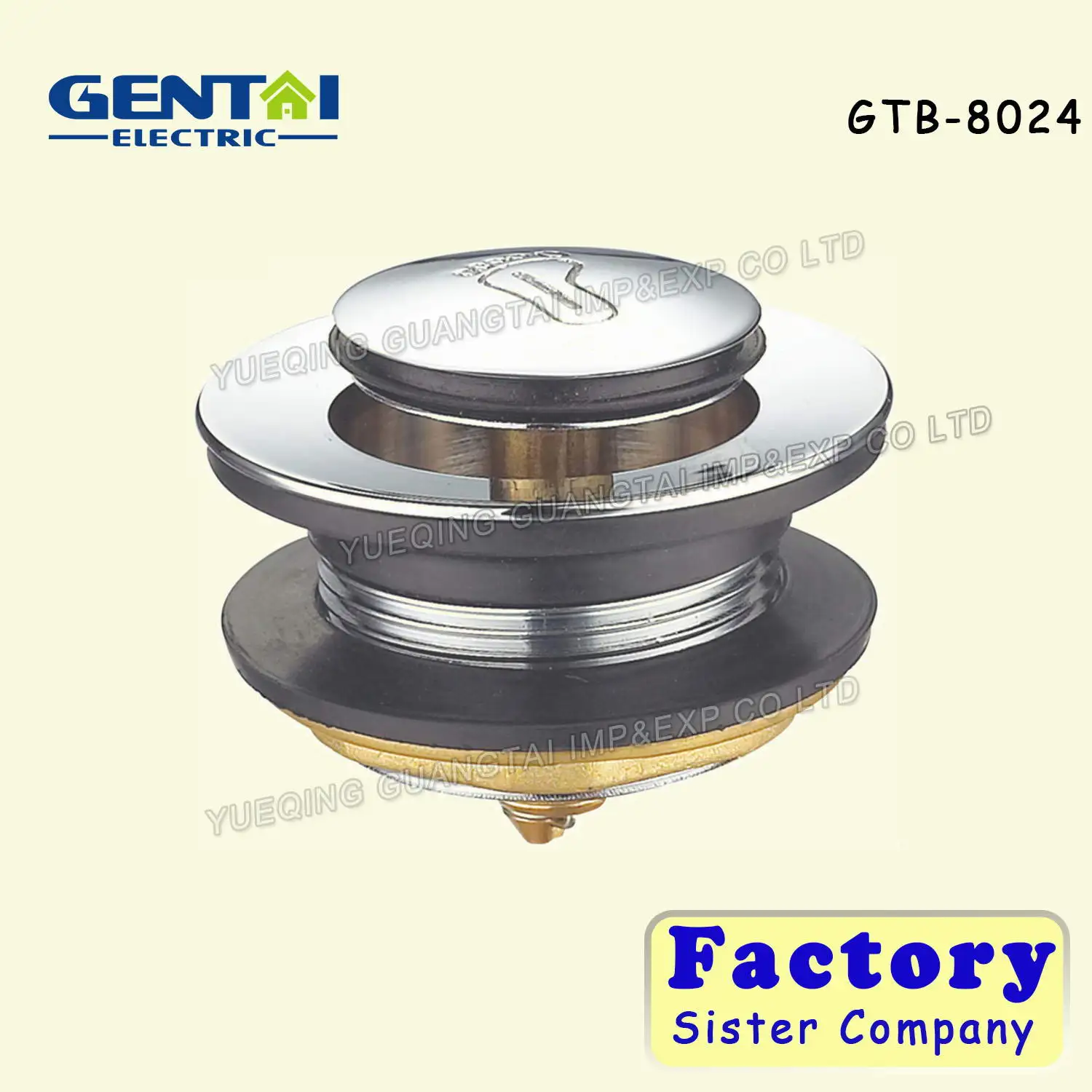 High Quality Universal 1-1/4 Brass Bathroom Stainless steel Rotating Top waste Basin Sink Drain