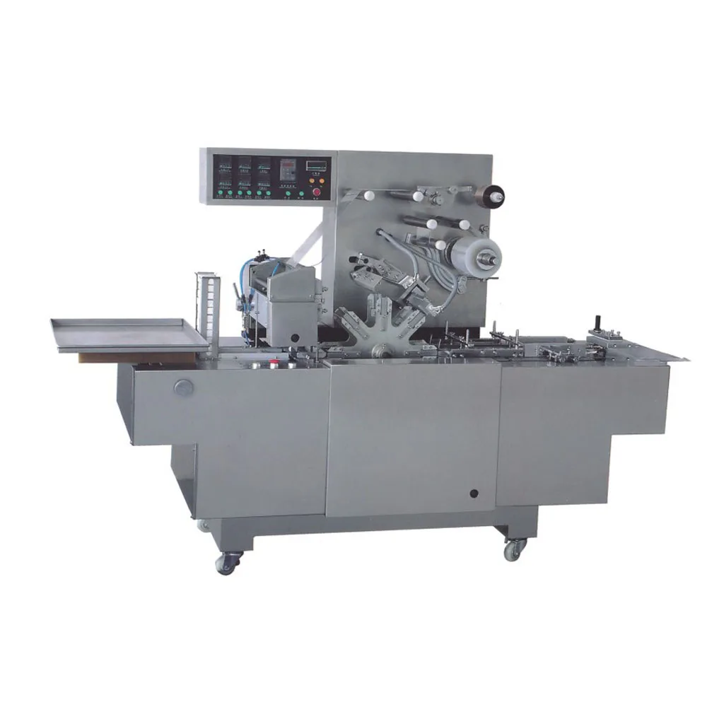 WANHE BT-350perfume box overwrapping machine cellophane wrapping packing cosmetic BOPP 3D condom