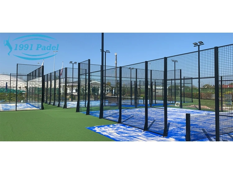 2024 Лидер продаж панорамный Padel Court Canchas De открытый весло Теннисный корт для продажи купить padel