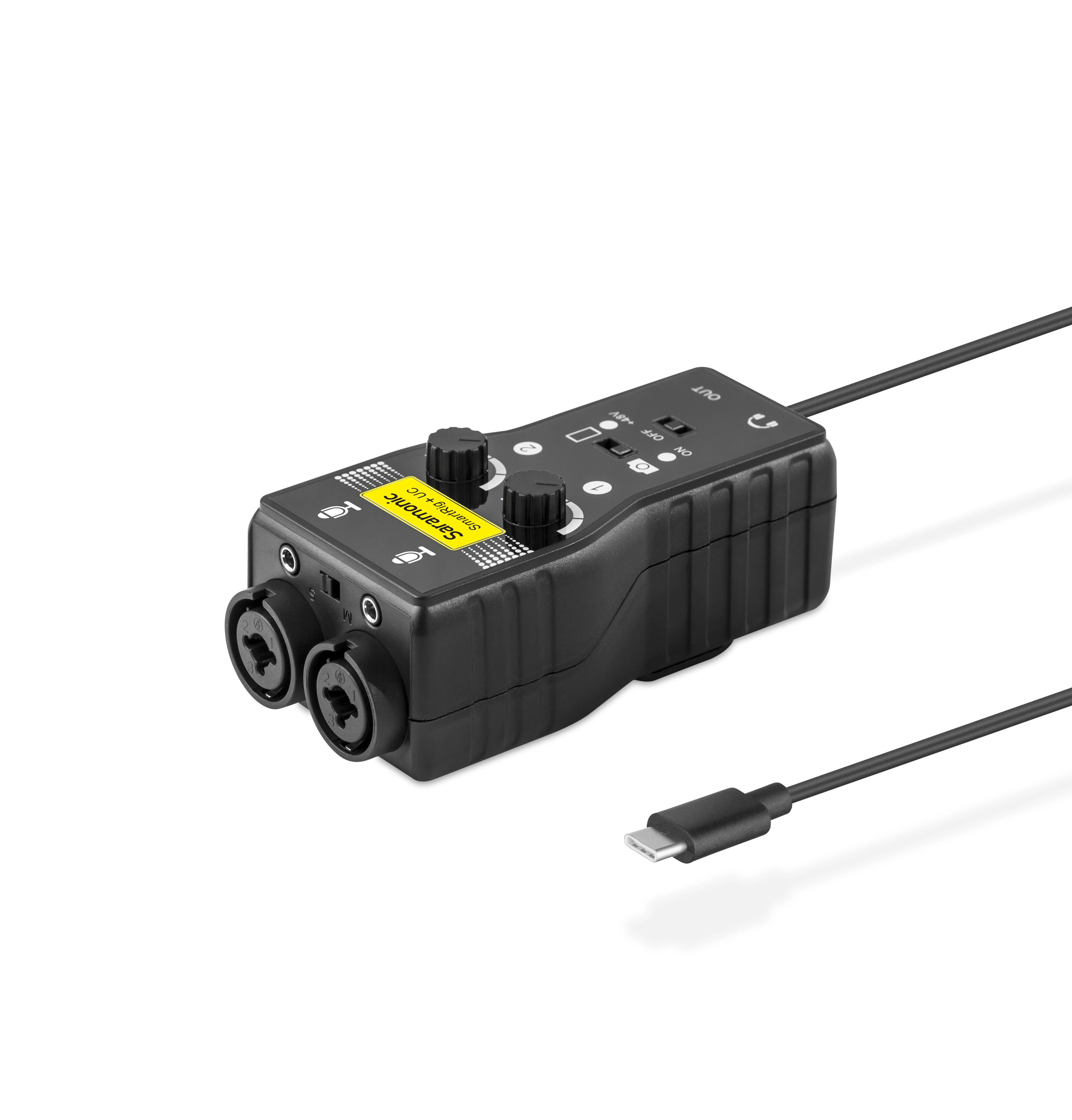 Saramonic SmartRig + UC Двухканальный аудио интерфейс для мобильных устройств и ПК с USB-C разъемом