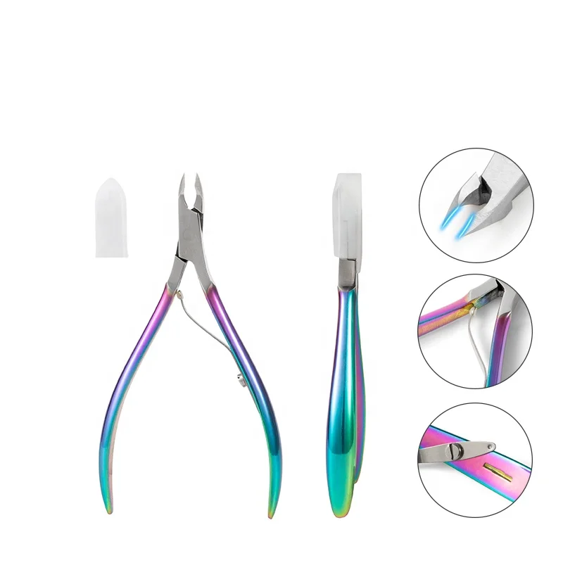 Wingether Amazon Hot Wholesale Cut Cuticle In Stainless Steel Nail Supplies Russian Cuticle Nipper Professional Cuticle Nippers