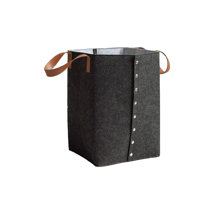 Hot Selling Laundry Basket Wool Felt Storage Basket