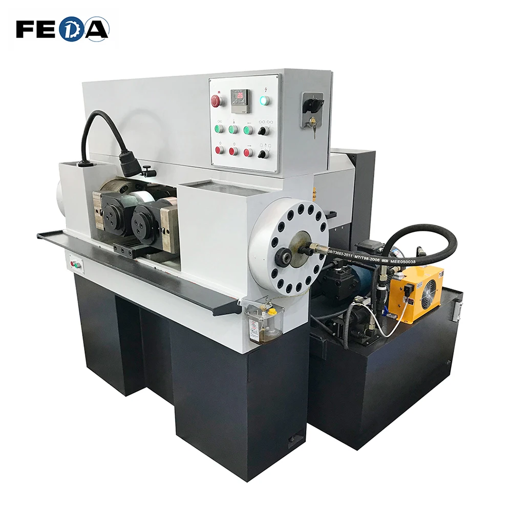 FEDA FD-20T automatic huck bolt making machine precision thread making machine u bolt making machine