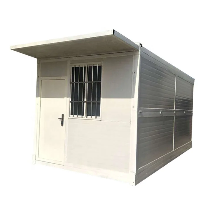 Factory ready made portable fold out container home 20 ft folding house container home
