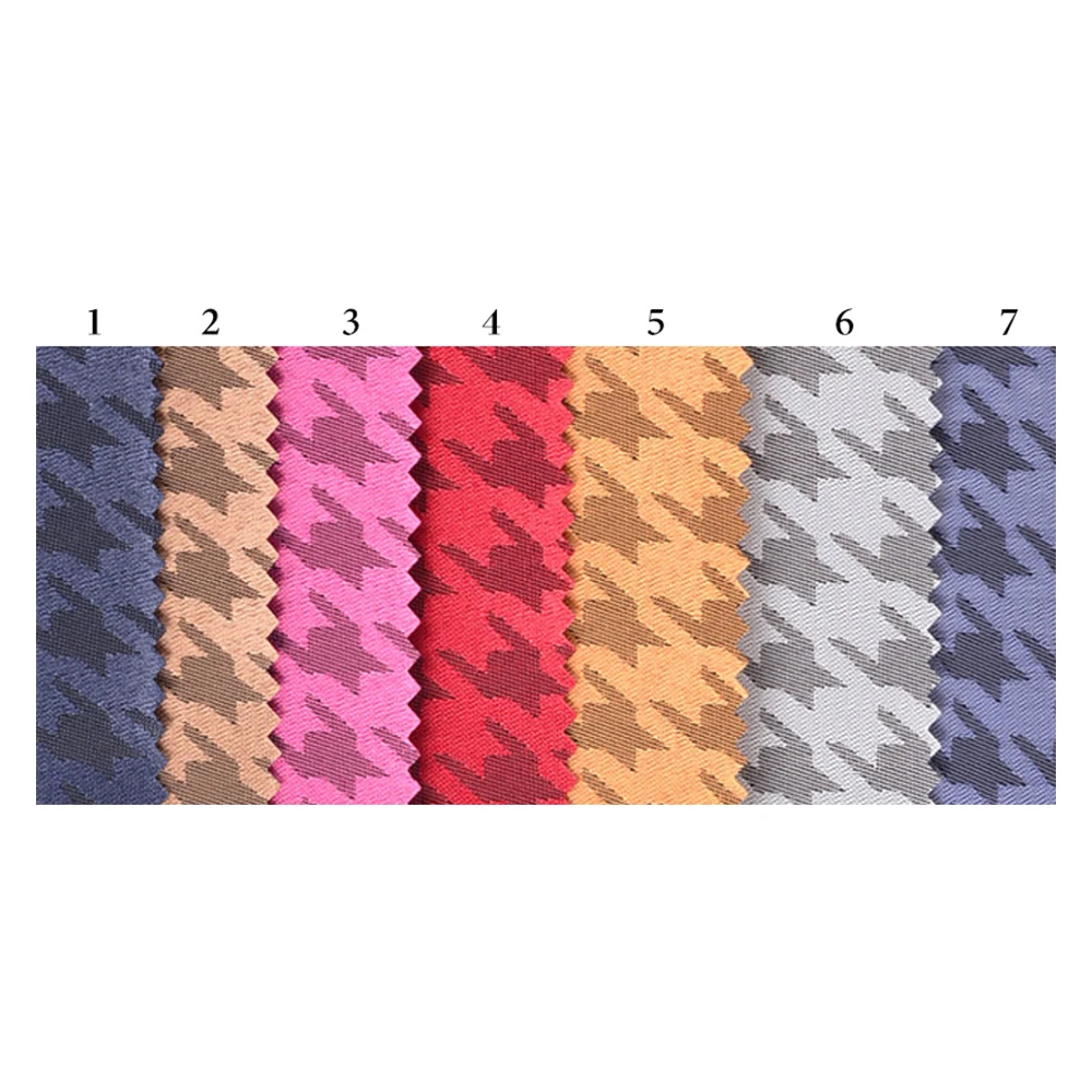 Comfortable touch dyed-yarn jacquard upholstery fabric polyester jacquard fabric
