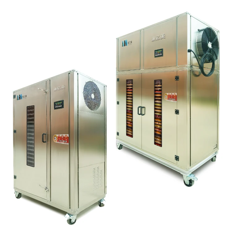 China Commercial Use Heat Pump Crayfish Earthworm Fodder Food Dehydrator Garlic Ginger Herbal Leaf Drying Machine