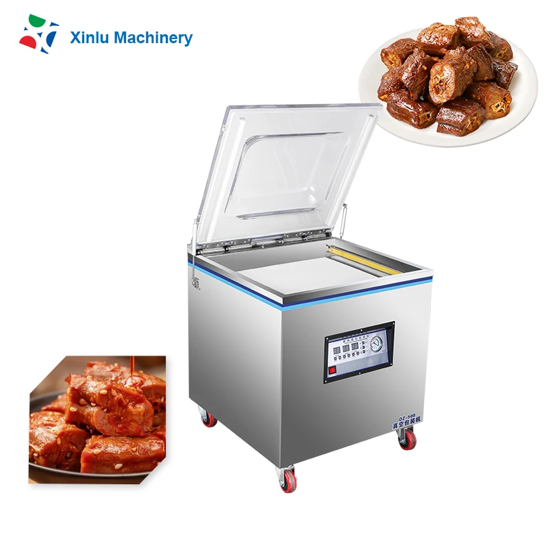 fruit and vegetable sauce rice meat food dz500 vertical electric e-commerce sachet automatic vacuum packing machine
