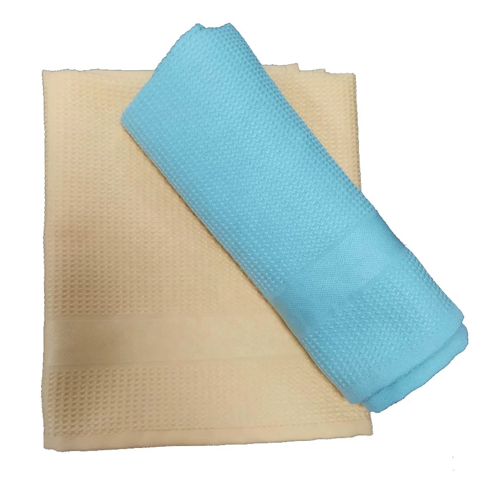 2022  Microfiber Germany Use High Water Absorption Waffle Towel 42* 68Cm Tea Towel kitchen towel polyester sublimation blanks