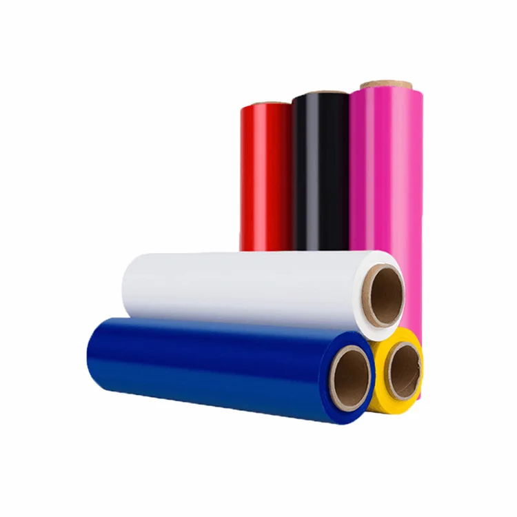 Free Sample Stretch Film Pink Stretch Film Pe Transparent Packing Plastic Stretch Film