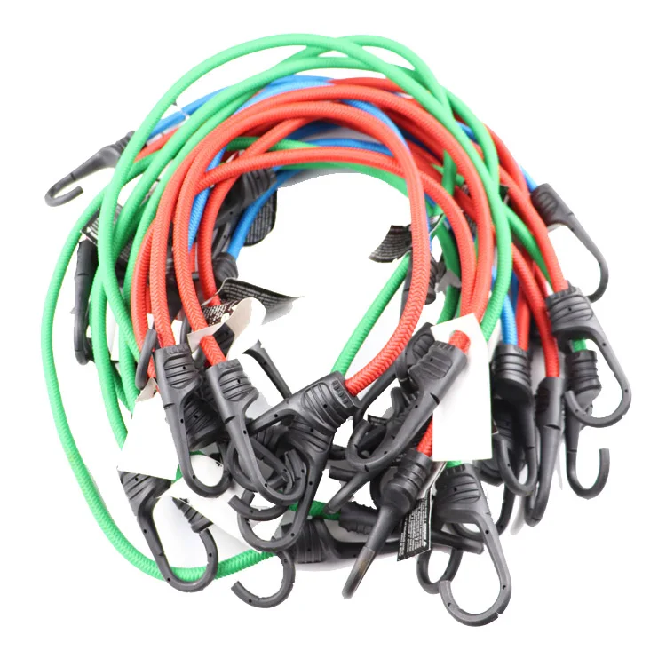 
trampoline bungee cord Color Strong Plastic Ball Ends Elastic Cord Tarp Canopy Bungee Tie Down Strap 