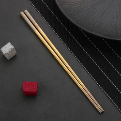 Custom Metal Titanium Chopsticks Stainless Steel Chopstick For Wedding Gift Souvenirs