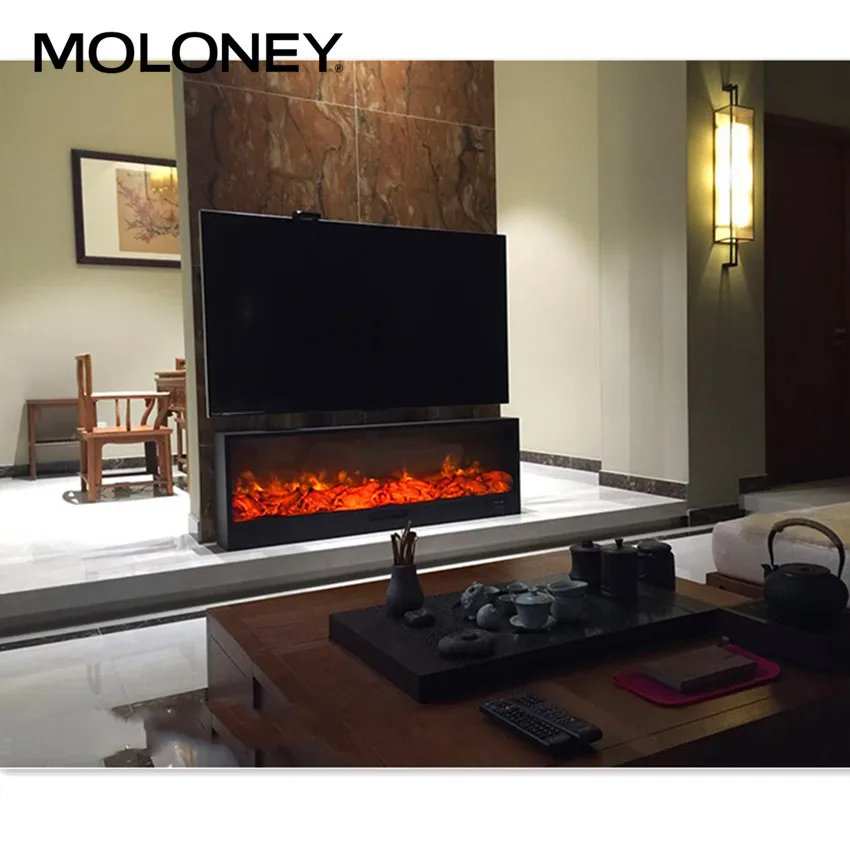 Moloney electric flat panel decorative electric fireplace without heat