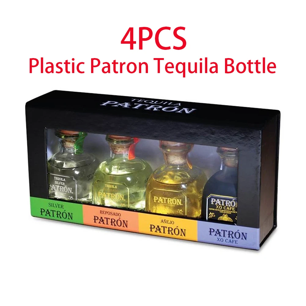wholesale Party Wine Plastic Cup Set tequila patron plastic bottle drinking cup vessel plastic tequila cups