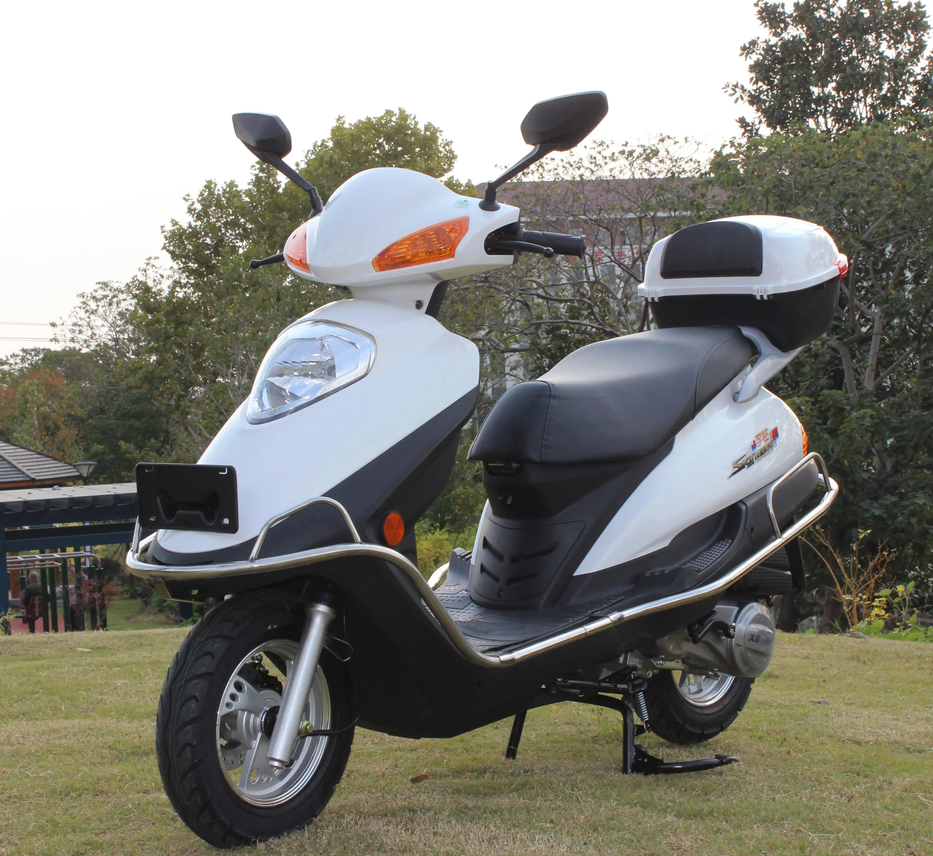 Мужской и женский новый электрический Педальный скутер 125CC в стиле кантри топливно-распыленный стальной газовый мотоцикл