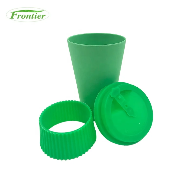 Bamboo Reusable Take Away Coffee Cups And Mug With Lid