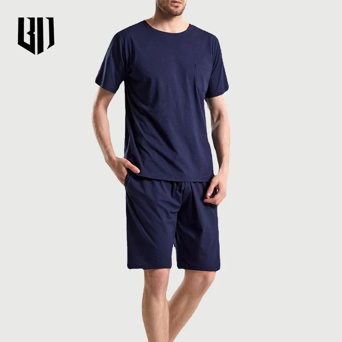 Mens Pajamas Loungewear Sets With Custom Logo Sets Loungewear Manufacturer Summer Clothes For Men