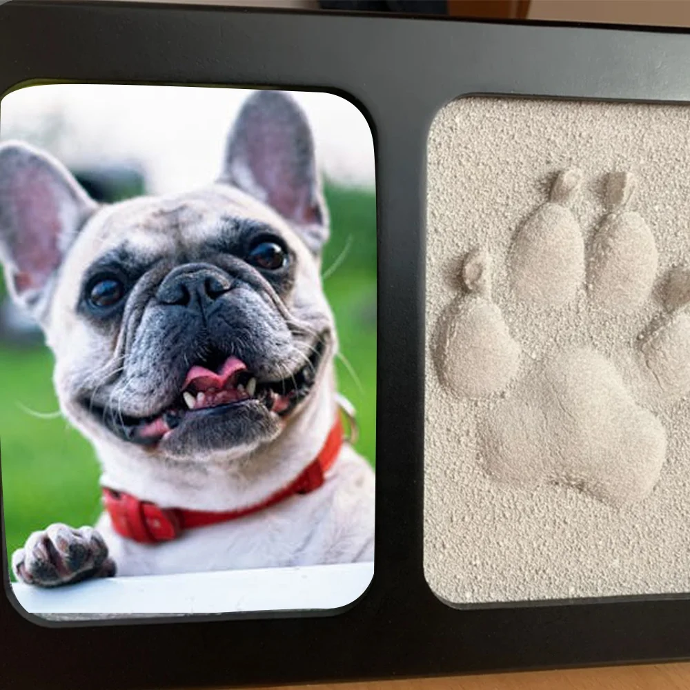 Baby Footprint Foot and Hand Print Kit Keepsake Frame Nursery Pictures Frames Hand Print Mold Kit Newborn Essentials Shower Gift