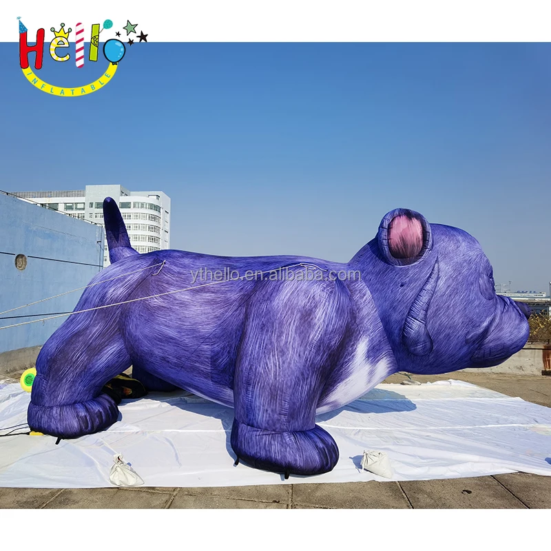 Cute Giant Inflatable Dog Model Animal Mascot inflatable bulldog