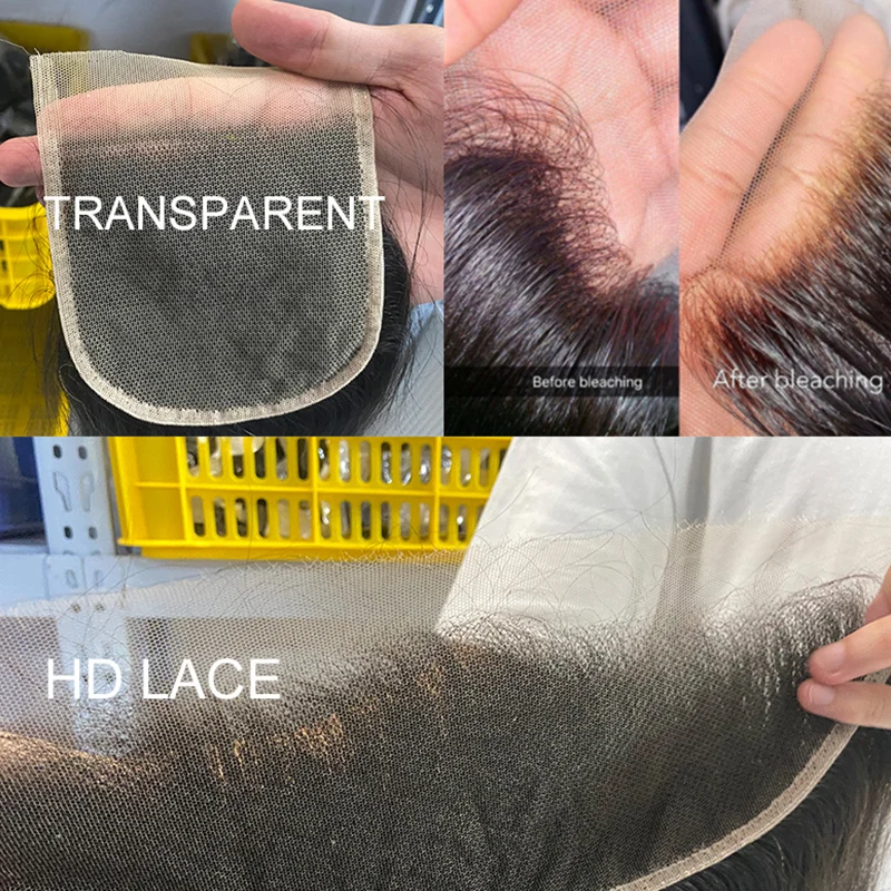 Оптовая продажа, парик из перуанских человеческих волос на сетке, волосы с фронтальной застежкой 13x6, предварительно выщипанные HD прозрачные на сетке и спереди