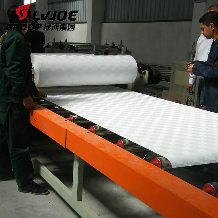 pvc laminated gypsum board lamination machine gypsum ceiling board machine 60x60 gypsum ceiling tiles making machine