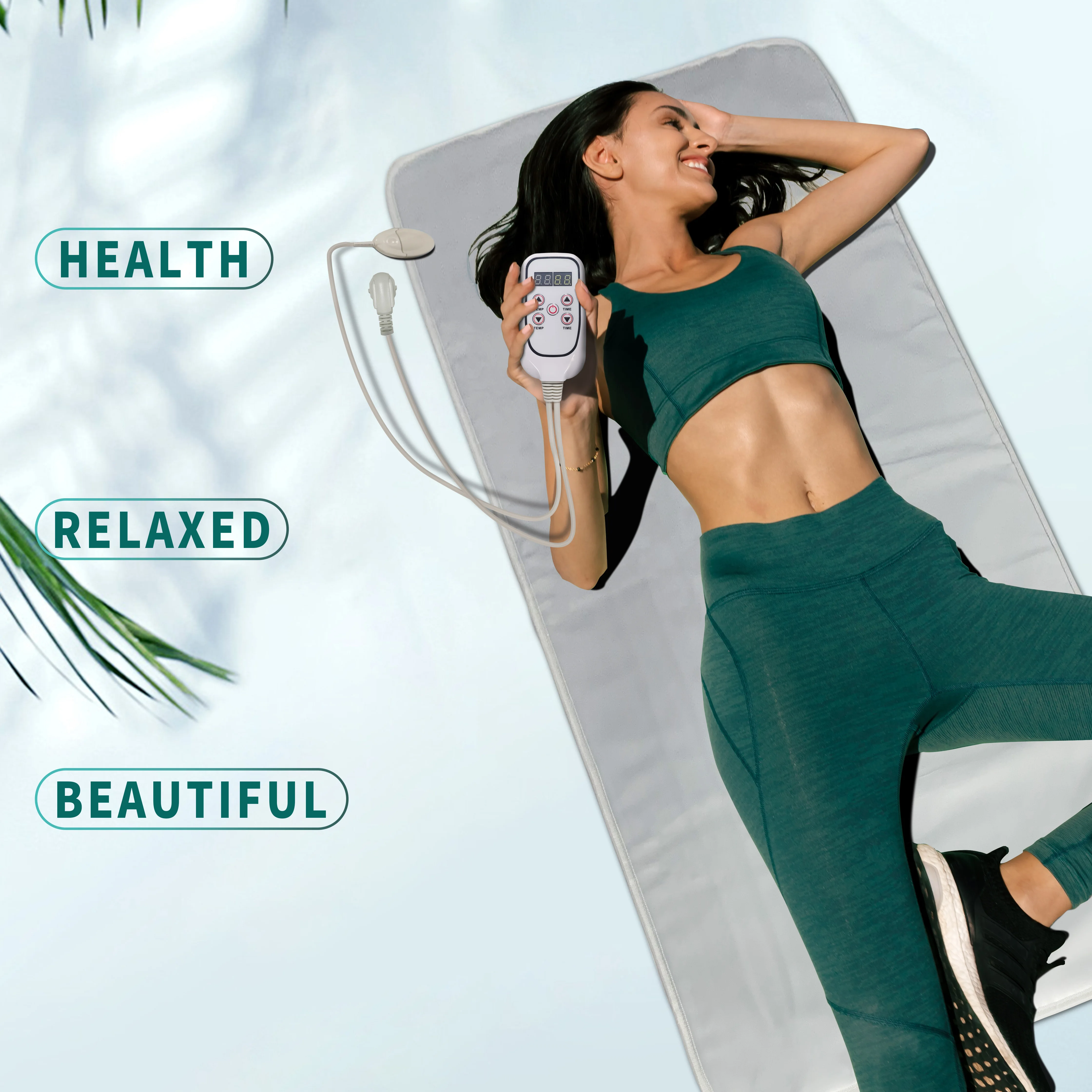 Коврик для йоги, инфракрасный коврик для сауны из углеродного волокна, коврики для подогрева, матрас для сауны, коврик для инфракрасной терапии