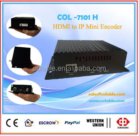 COL-7101H одноканальный HDMI IPTV-кодировщик.