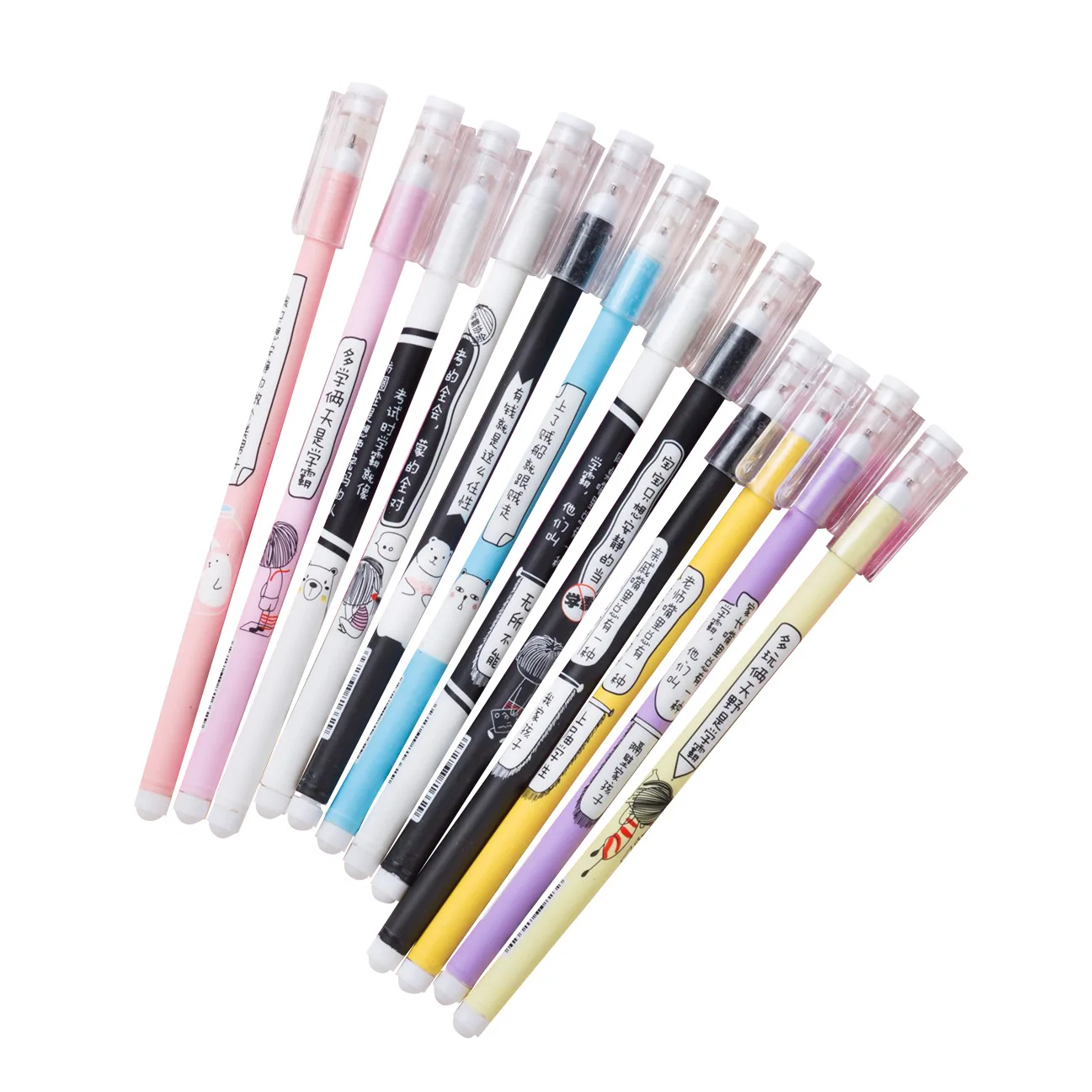 Business gift set promotional gift set candy color 3D balloon styling pen pvc pen