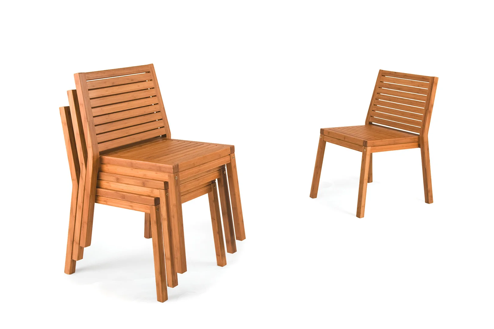 Colma стул в современном дизайне наружная садовая мебель Наборы бамбуковые обеденные стулья