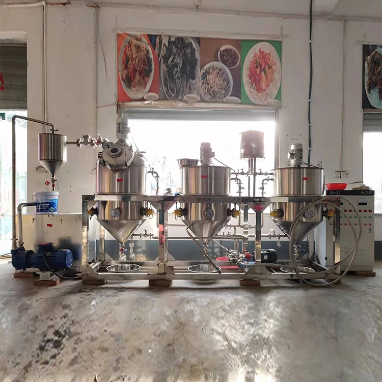 Sunflower Oil Processing Copra Crude Edible With Easy Operation Hot Sale Palm crude Machine Oil Refining Plant