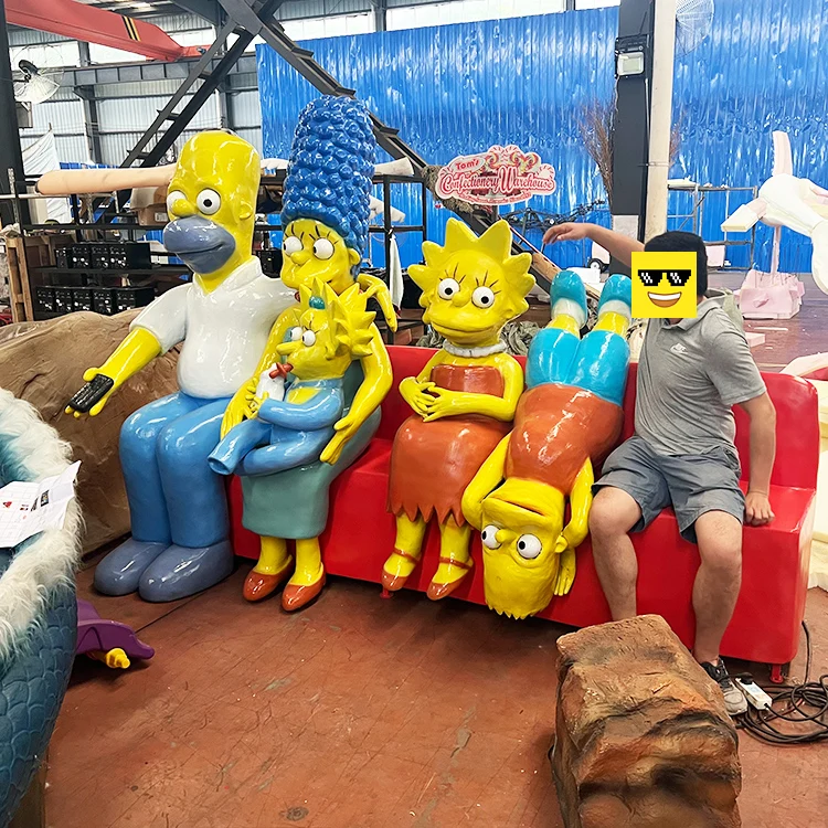 Cartoon Customized Character Animatronic Figure Model Chair
