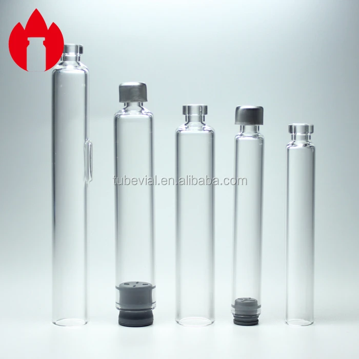1.5ml 1.8ml Empty Disposable  Small Dosing Diabetes Insulin Medicine Glass Cartridge