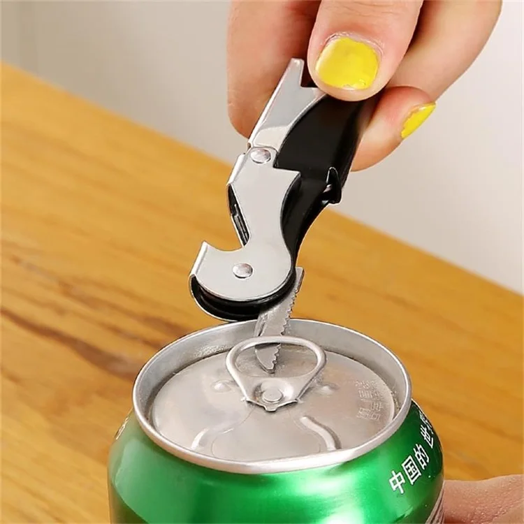 Multi-function wine cork screwdriver stainless steel bottle openers for various wine bottles