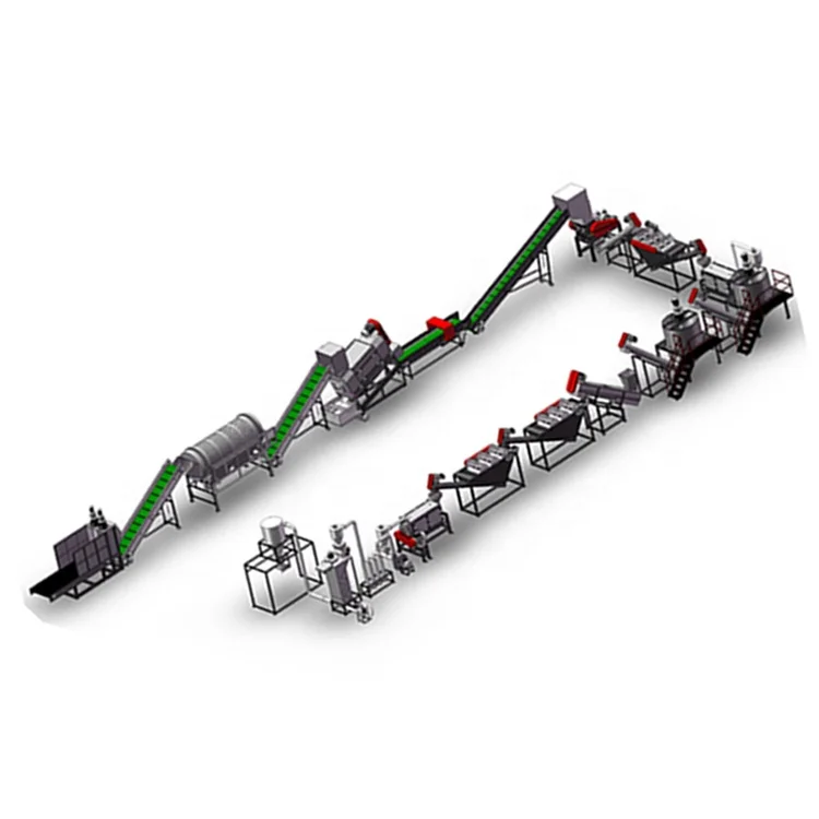 pet flake plastic washing  recycling machine plant production line