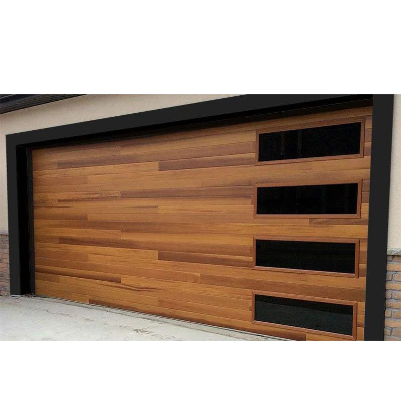 Sectional Insulated Overhead Automatic Garage Door for House