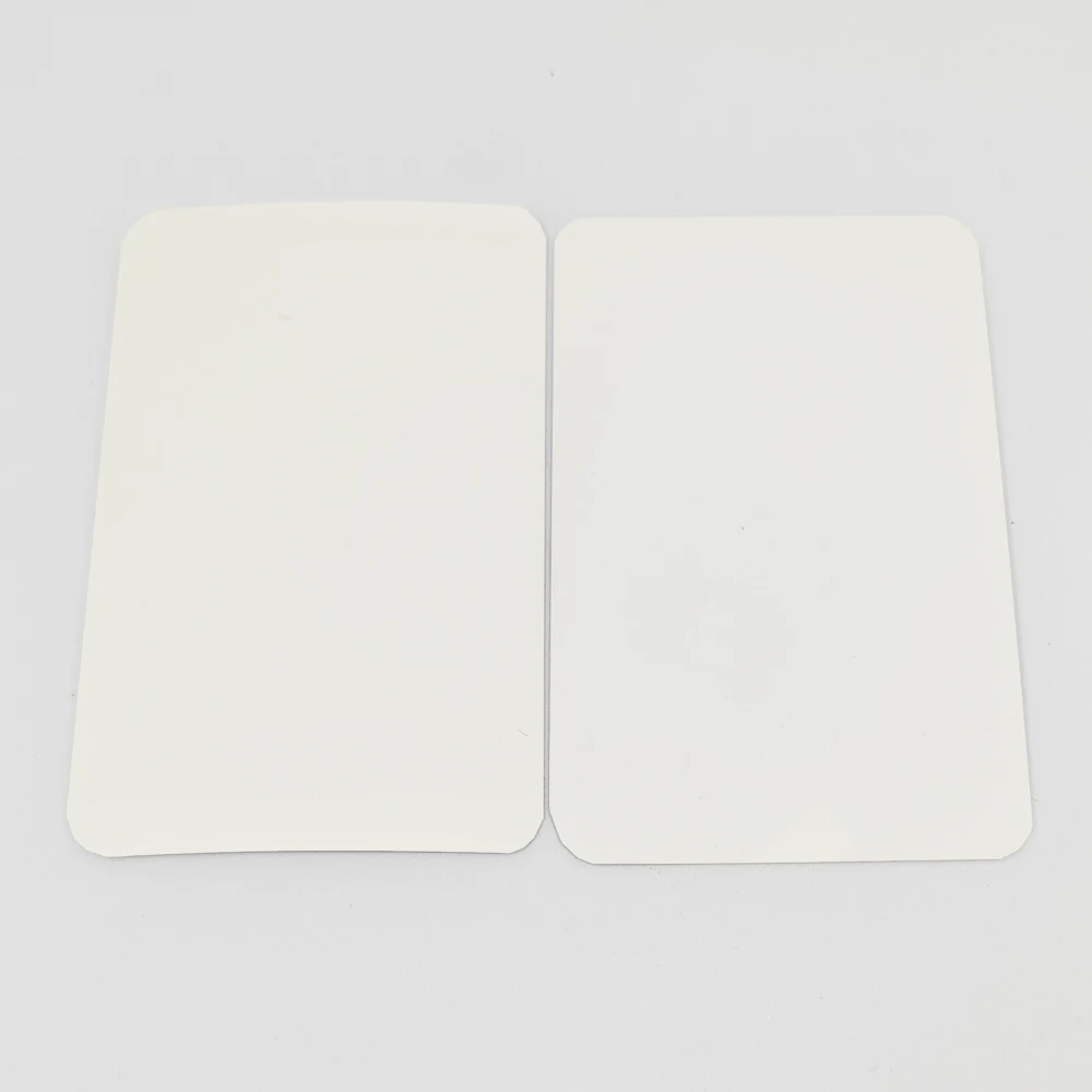 Waterproof sublimation PET business cards blank bank cards heat press custom name cards