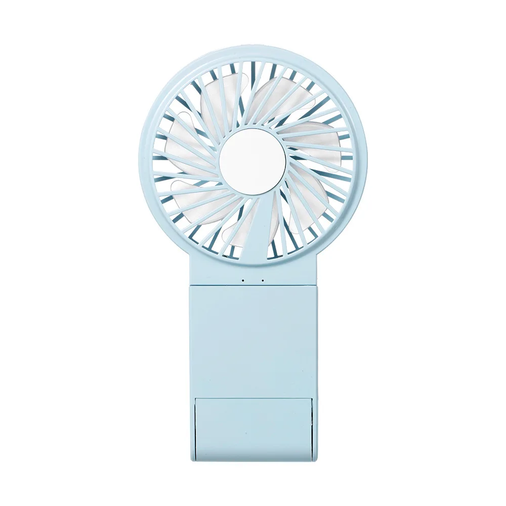 
Portable Rechargeable LED Light Desk Neckband USB Mini Fan 