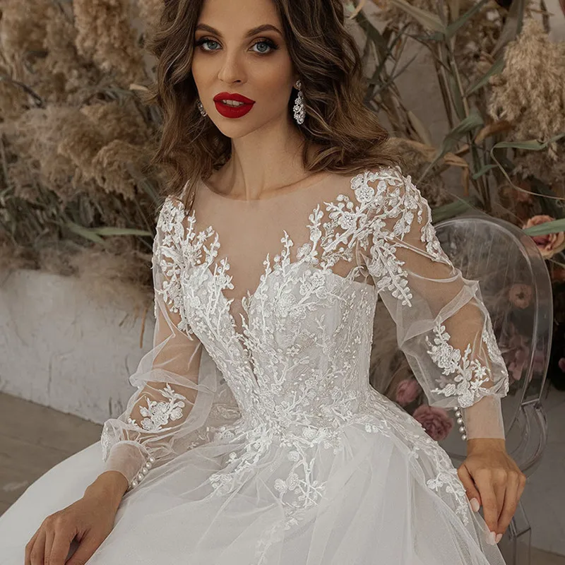 2023 trendy wholesale cheap fashion beautiful ladies modest wedding dress plus size wedding dresses for bride