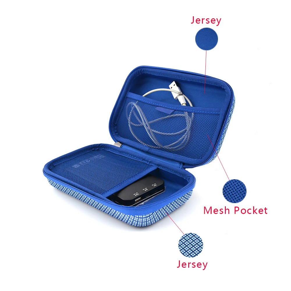 NEW Hot Sell EVA HDD SSD Portable Case Travel Carrying Anti-shock Zipper Cover Box