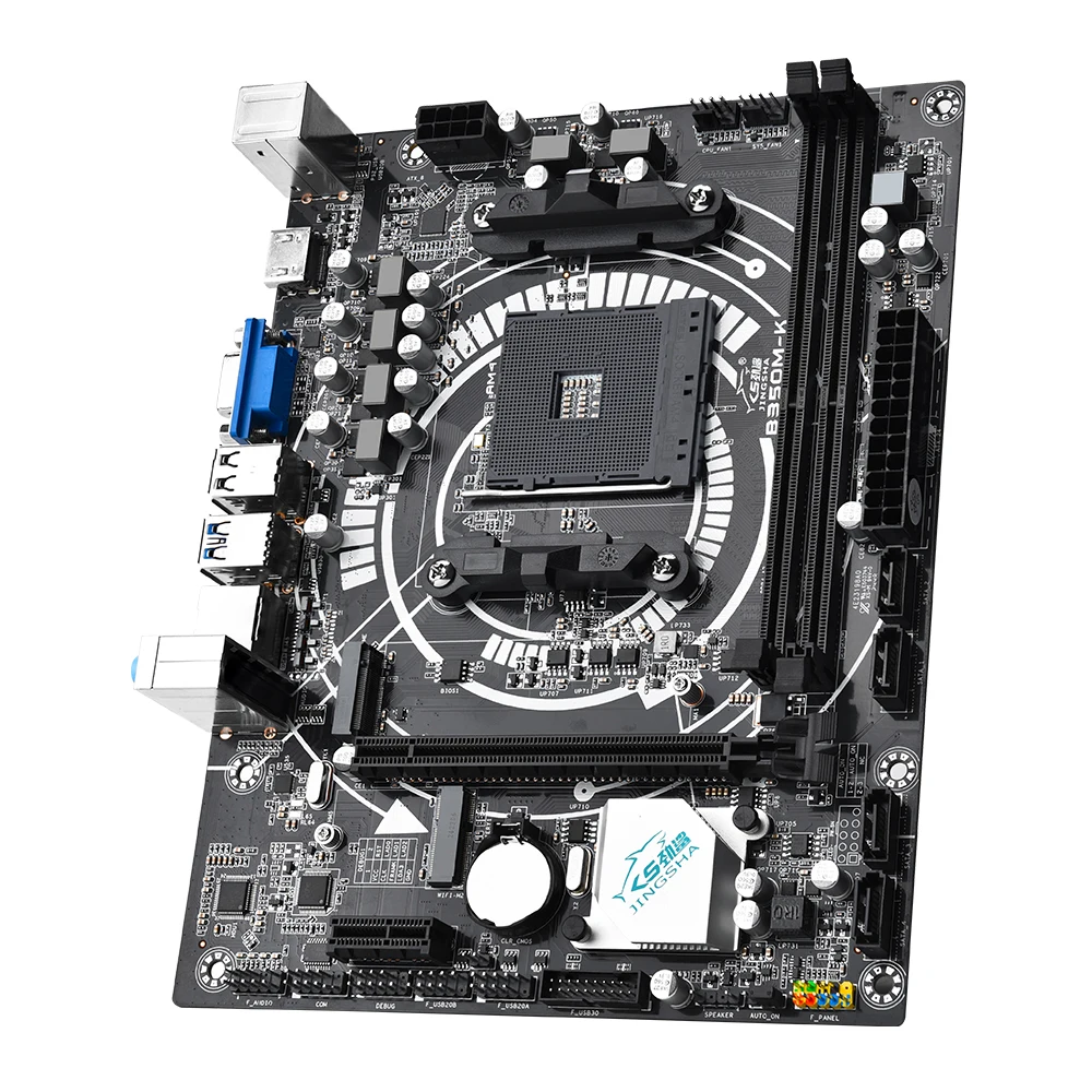 b350 JINGSHA New AMD AM4 Socket ddr4 Motherboard b350 Gaming Desktop b350m-k Motherboard