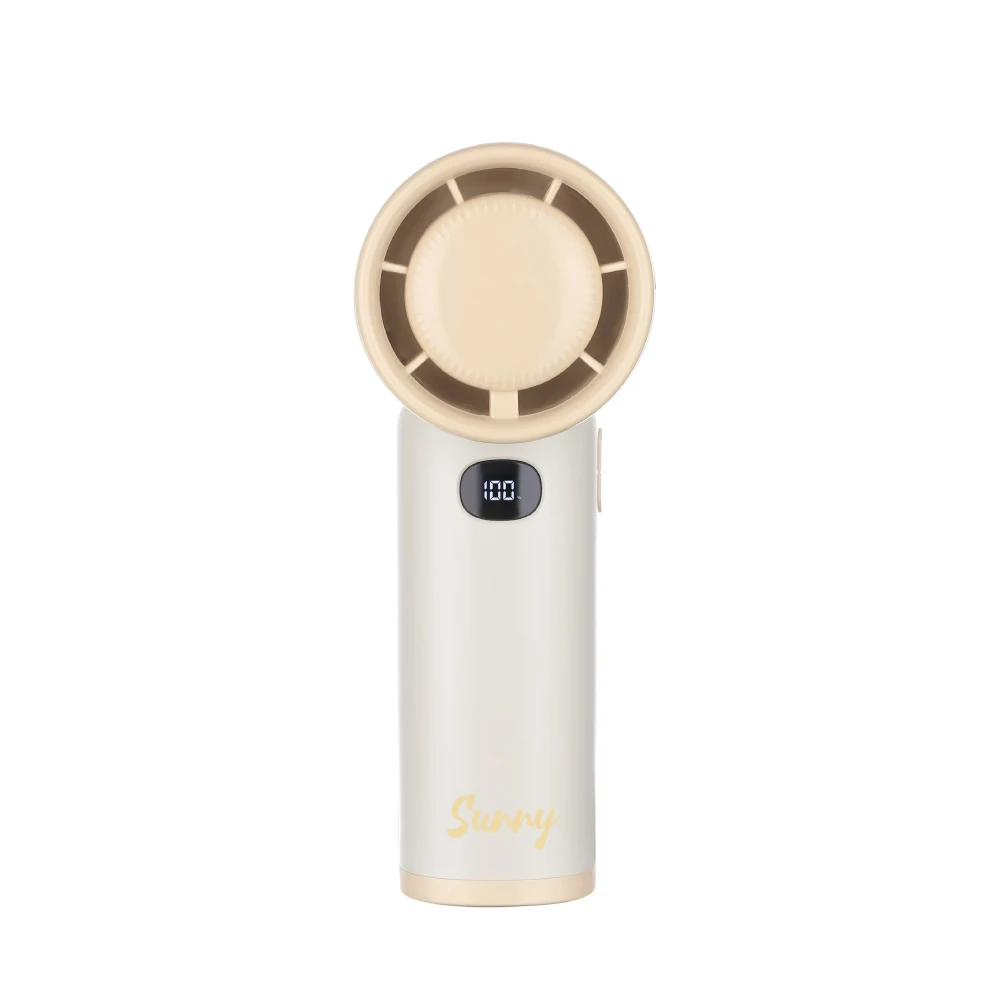 4000mAh Battery Rechargeable Portable Handheld Fan 120 Speeds Adjustable Turbo Mini Fan Personal Fan Digital Display,Gifts