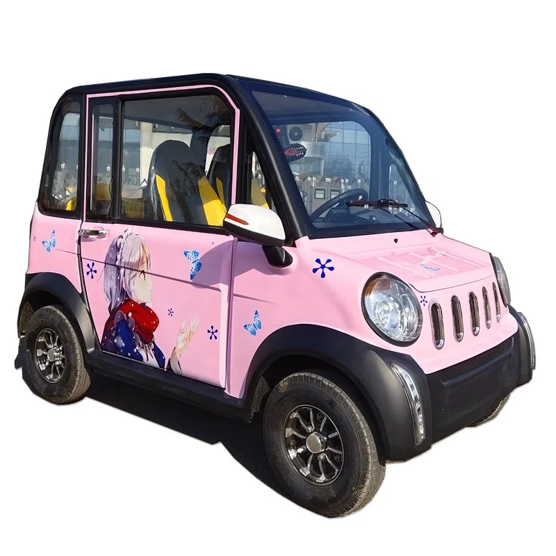 New electric Small 4 wheel best price made in china small cars low speed electric vehicle With Air Condition Electric car