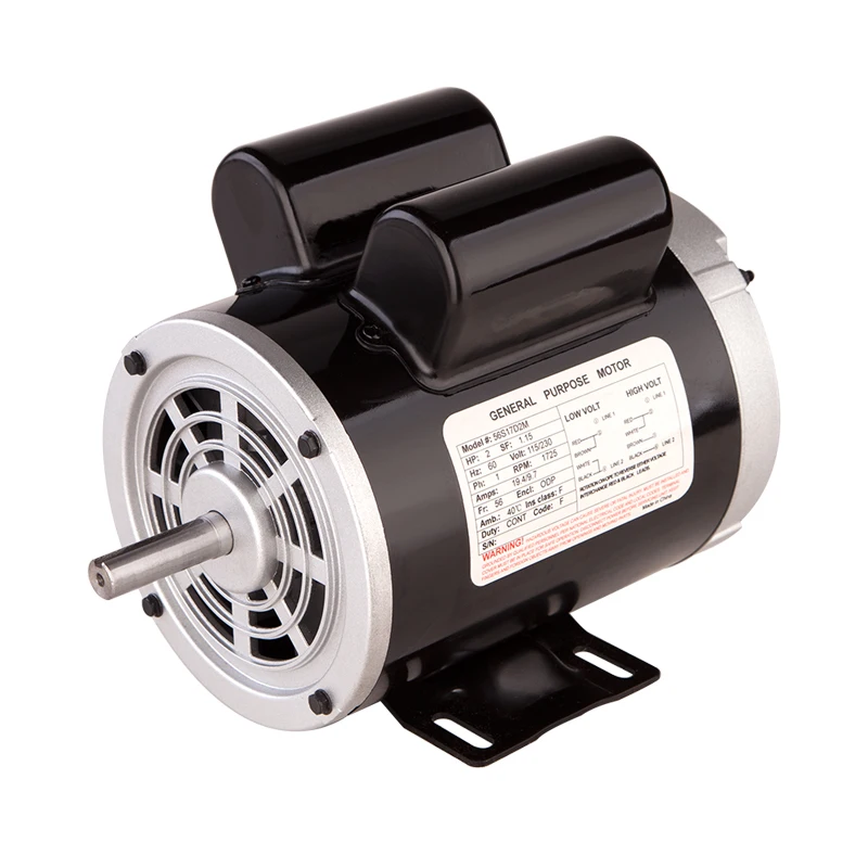 single phase 115v 220v small ac electric motor 1400 RPM 1hp 1.5HP motor